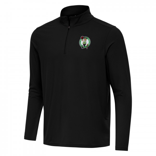 Кофта на короткой молнии Boston Celtics Antigua Intent - Black