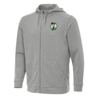 Толстовка на молнии Boston Celtics Antigua Effortless - Heather Gray