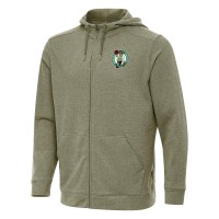 Толстовка на молнии Boston Celtics Antigua Effortless - Olive