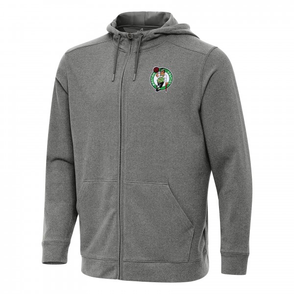 Толстовка на молнии Boston Celtics Antigua Effortless - Heather Charcoal