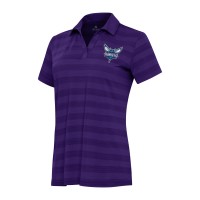 Поло WoCharlotte Hornets Antigua Purple Tunnel
