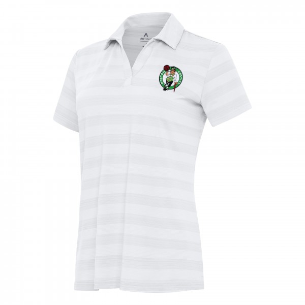 Поло Boston Celtics Antigua Womens Tunnel - White
