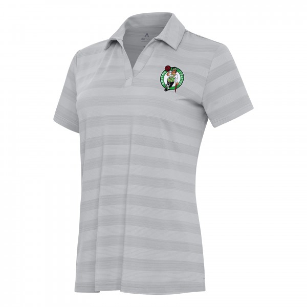 Поло Boston Celtics Antigua Womens Tunnel - Gray