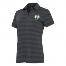 Boston Celtics Antigua Womens Tunnel Polo - Pewter