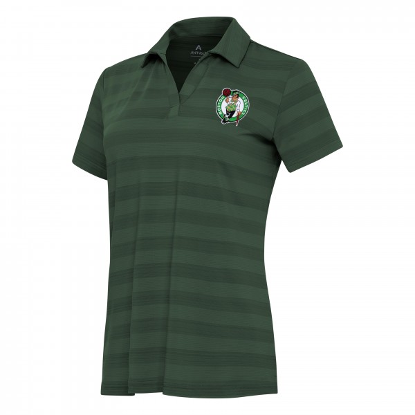 Поло Boston Celtics Antigua Womens Tunnel - Hunter Green