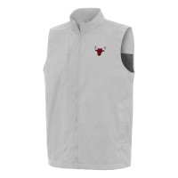 Жилетка Chicago Bulls Antigua Heather Gray Brisk