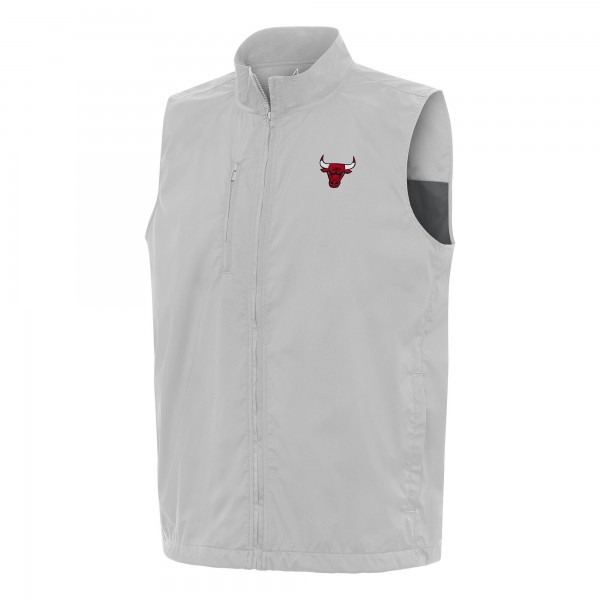 Жилетка Chicago Bulls Antigua Heather Gray Brisk