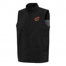 Cleveland Cavaliers Antigua Black Brisk Full-Zip Vest