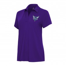 Поло WoCharlotte Hornets Antigua Purple Era