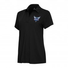 Поло WoCharlotte Hornets Antigua Black Era
