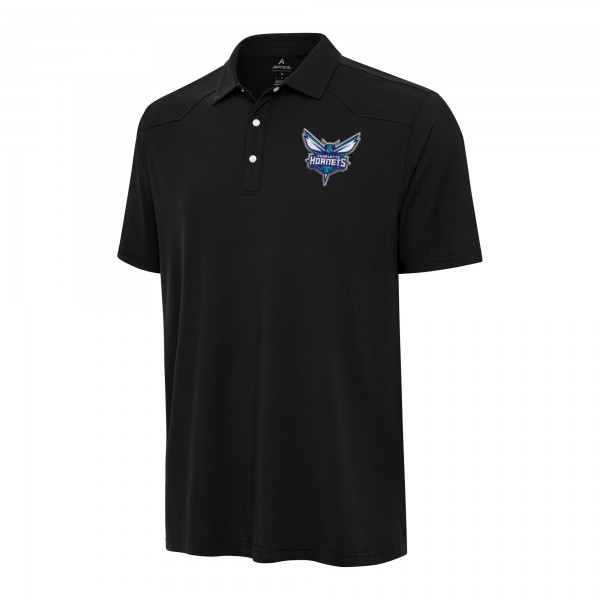 Поло Charlotte Hornets Antigua Western - Black
