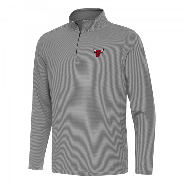Кофта на короткой молнии Chicago Bulls Antigua Twine - Black