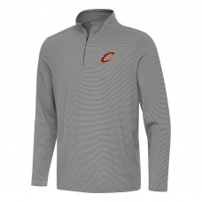 Cleveland Cavaliers Antigua Black Twine Quarter-Zip Top