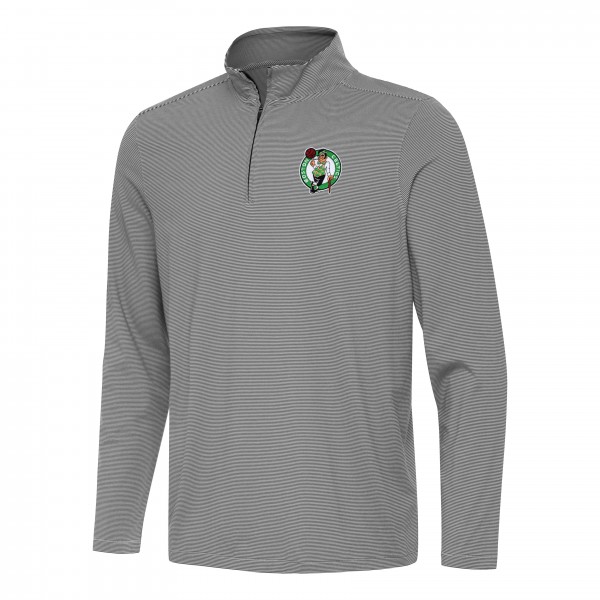 Кофта на короткой молнии Boston Celtics Antigua Twine - Black