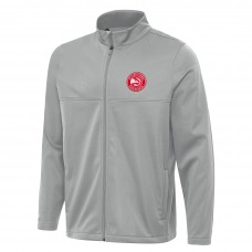 Кофта на молнии Atlanta Hawks Antigua Links 2 Golf - Gray