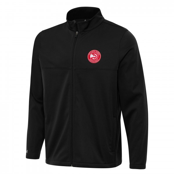 Кофта на молнии Atlanta Hawks Antigua Links 2 Golf - Black