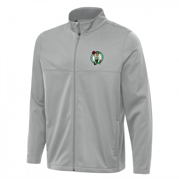 Кофта на молнии Boston Celtics Antigua Links 2 Golf - Gray