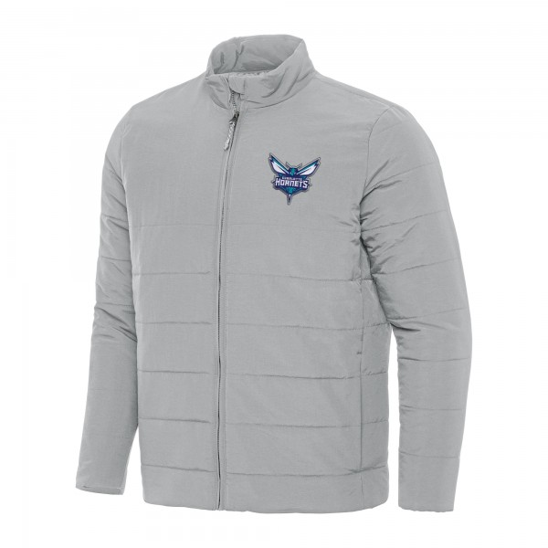 Куртка Charlotte Hornets Antigua Swelter Puffer - Gray