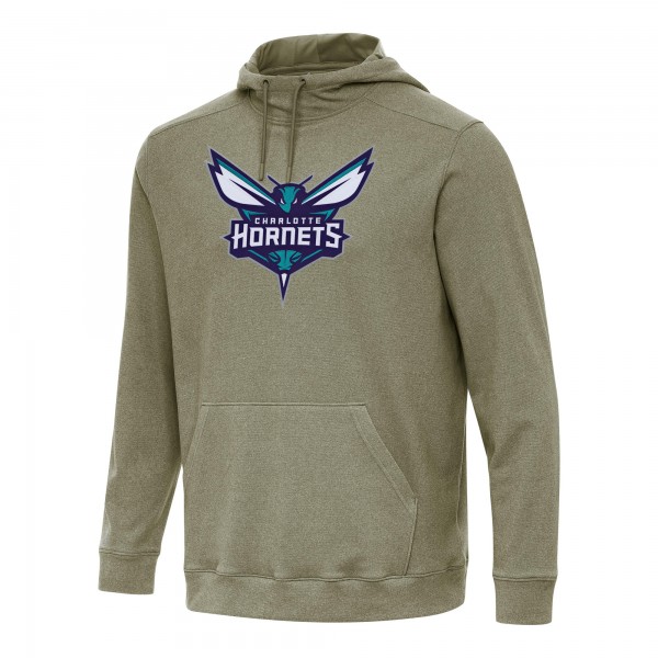 Толстовка Charlotte Hornets Antigua Cloud - Heather Olive