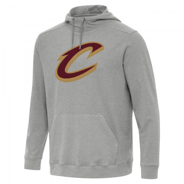 Cleveland Cavaliers Antigua Heather Gray Cloud Pullover Hoodie