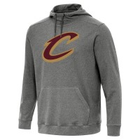 Cleveland Cavaliers Antigua Heather Black Cloud Pullover Hoodie
