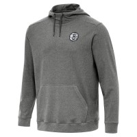 Толстовка Brooklyn Nets Antigua Cloud - Heather Black