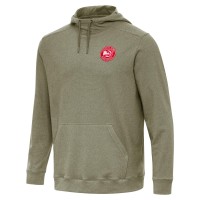 Толстовка Atlanta Hawks Antigua Cloud - Heather Olive