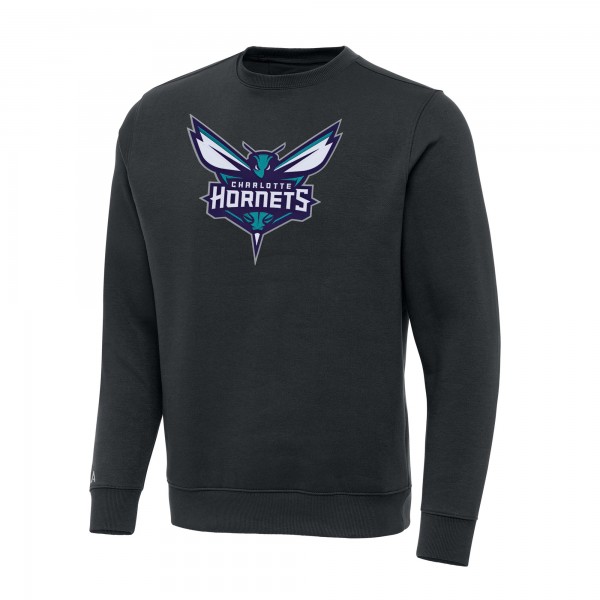 Кофта Charlotte Hornets Antigua Victory Crewneck - Charcoal