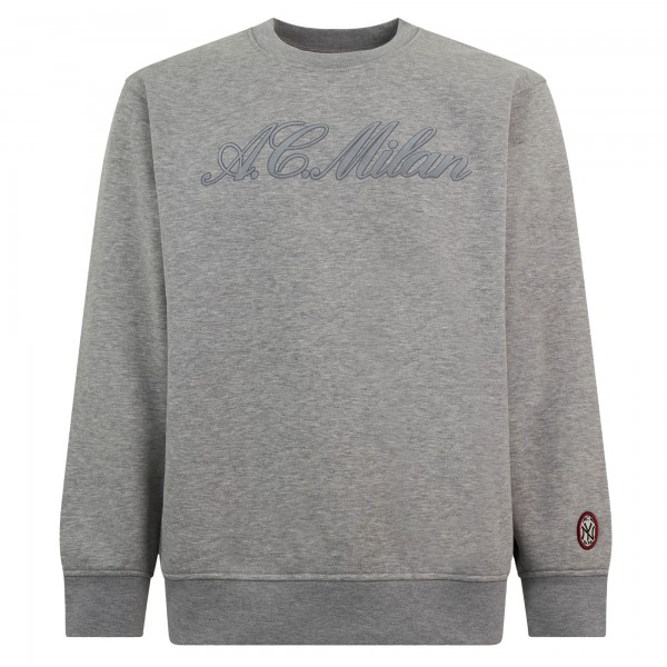 Кофта New York Yankees x AC Milan Heather Gray Script Fleece