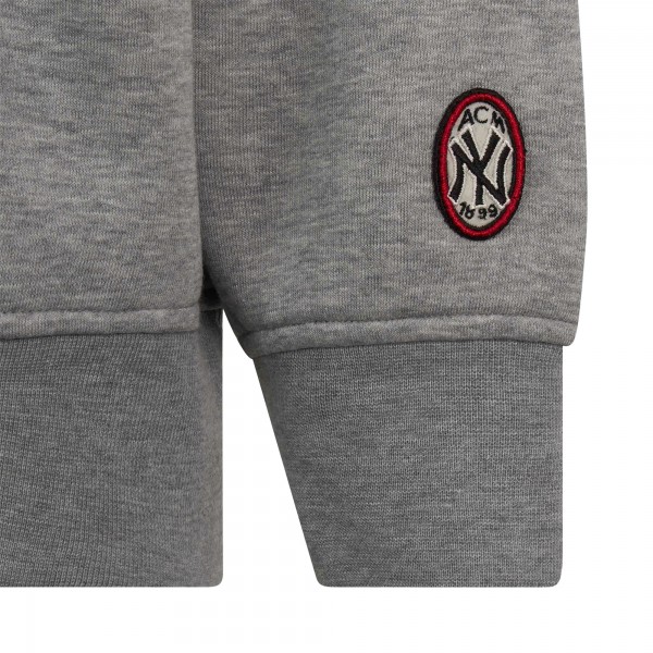 Кофта New York Yankees x AC Milan Heather Gray Script Fleece