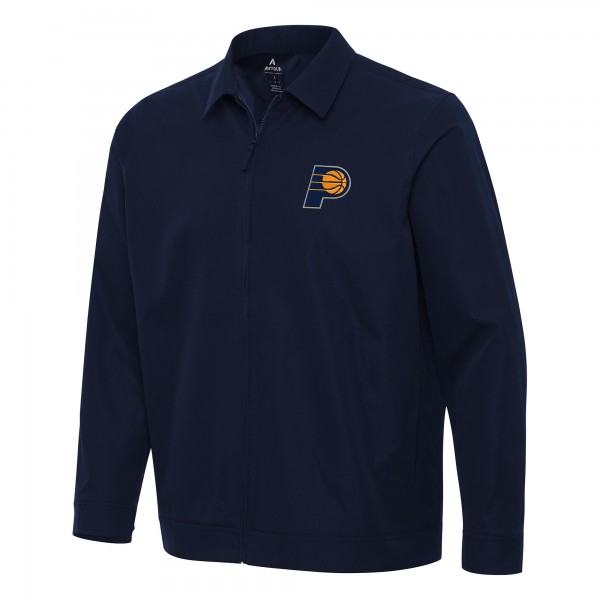 Indiana Pacers Antigua Navy Pivot Full-Zip Jacket