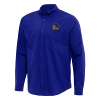 Рубашка Golden State Warriors Antigua Flight Woven Tri-Blend - Royal
