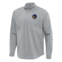Рубашка Golden State Warriors Antigua Flight Woven Tri-Blend - Gray