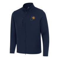 Indiana Pacers Antigua Navy Objection Double-Peached Full-Zip Jacket