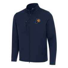 Indiana Pacers Antigua Navy Objection Double-Peached Full-Zip Jacket