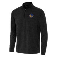 Кофта на короткой молнии Golden State Warriors Antigua Bright - Heather Black