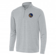 Кофта на короткой молнии Golden State Warriors Antigua Bright - Heather Gray