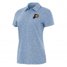 Женская Indiana Pacers Antigua Heather Blue Matter Polo