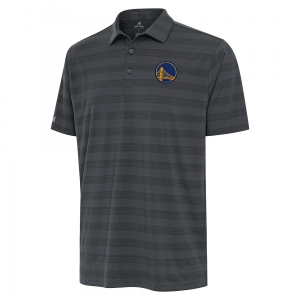 Golden State Warriors Antigua Pewter Tunnel Polo