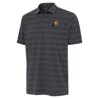 Indiana Pacers Antigua Pewter Tunnel Polo