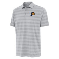Indiana Pacers Antigua Gray Tunnel Polo