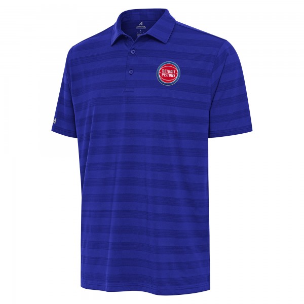 Detroit Pistons Antigua Royal Tunnel Polo