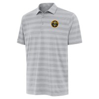 Denver Nuggets Antigua Gray Tunnel Polo