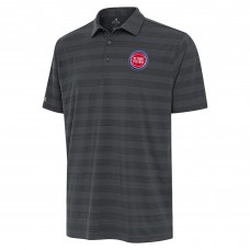 Detroit Pistons Antigua Pewter Tunnel Polo
