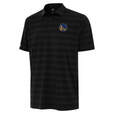 Golden State Warriors Antigua Tunnel Polo - Black