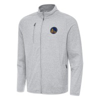 Кофта на молнии Golden State Warriors Antigua Hold-Up Tri-Blend - Heather Gray