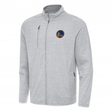 Кофта на молнии Golden State Warriors Antigua Hold-Up Tri-Blend - Heather Gray