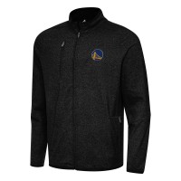 Кофта на молнии Golden State Warriors Antigua Hold-Up Tri-Blend - Heather Black