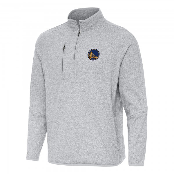 Кофта на короткой молнии Golden State Warriors Antigua Certain - Heather Gray