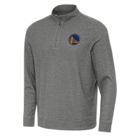 Кофта на короткой молнии Golden State Warriors Antigua Subtle - Heather Black